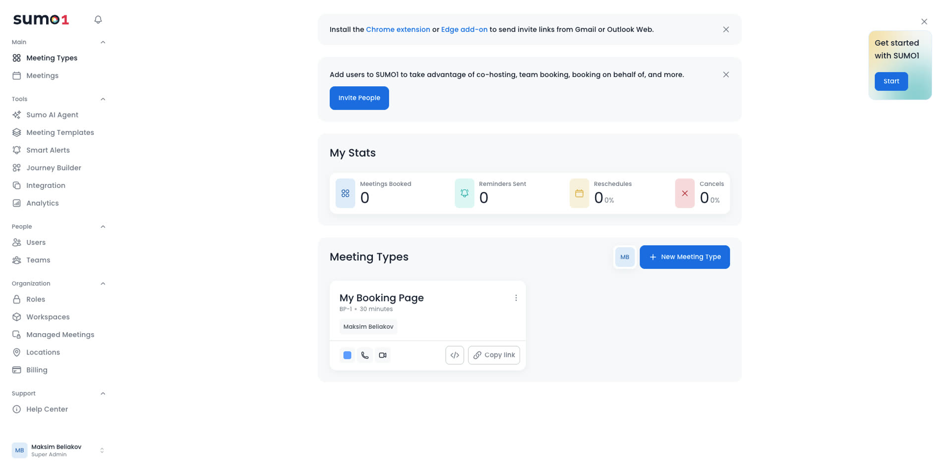 SUMO Scheduler (2023-now) — project screenshot